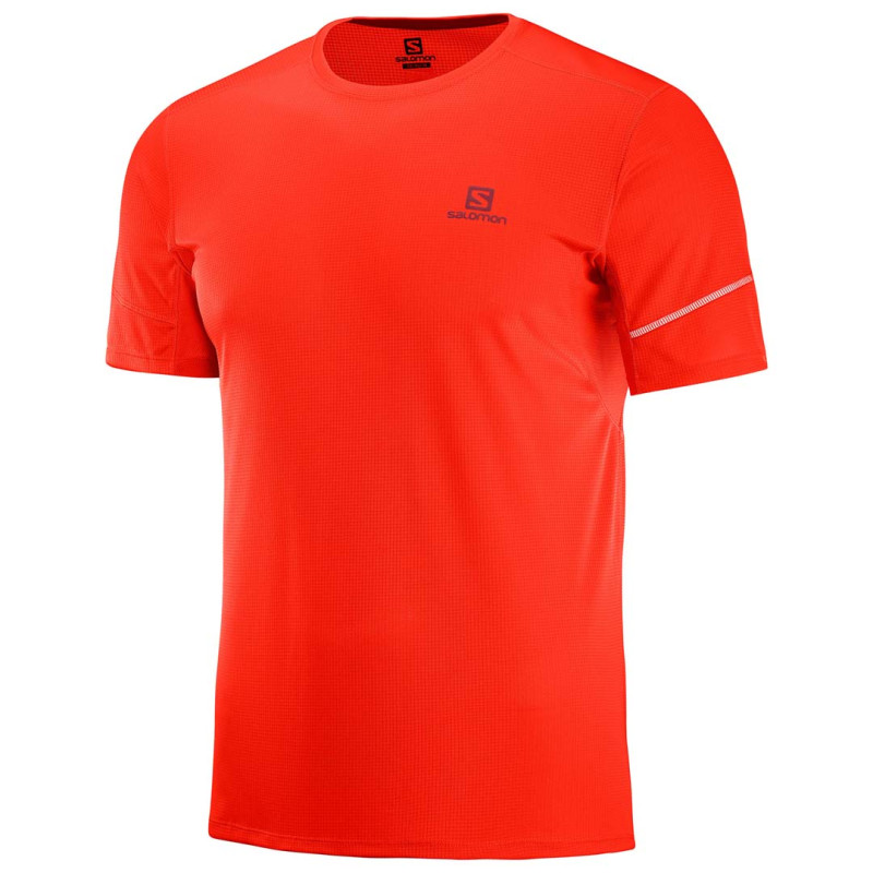 Chemise Salomon Agile SS Rouge Tee