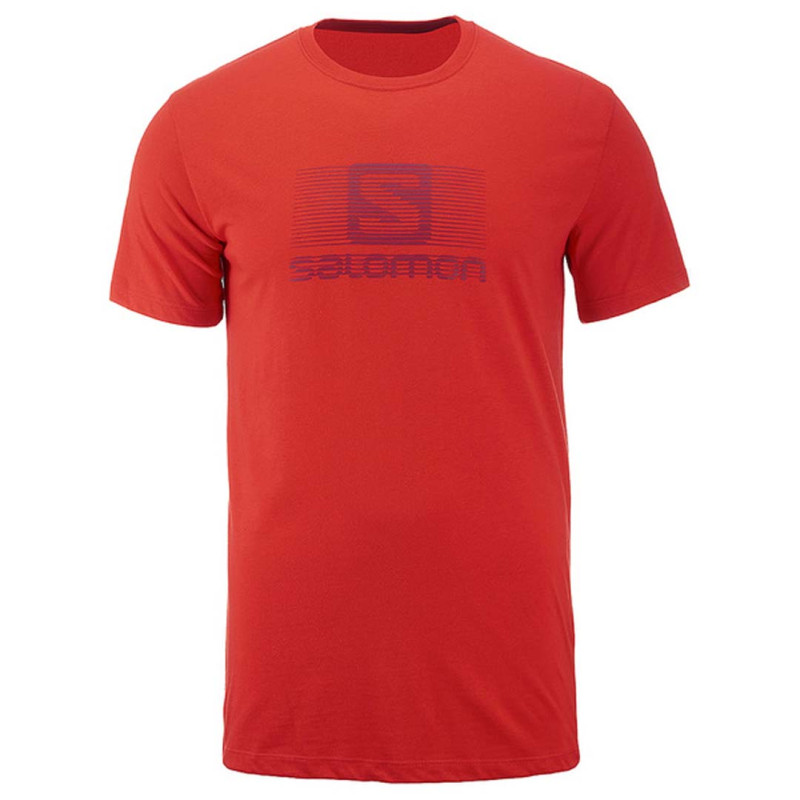 T-shirt Salomon Blend Logo SS TEE Rouge