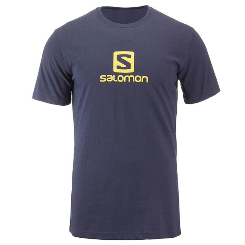 T-shirt Salomon Coton Logo SS Tee Marino