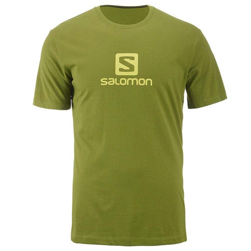 T-shirt Salomon Coton Logo SS Tee Green