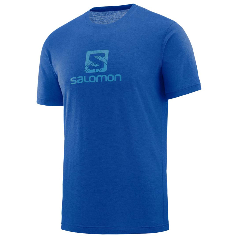T-shirt Salomon Explore Graphic SS Tee Blue