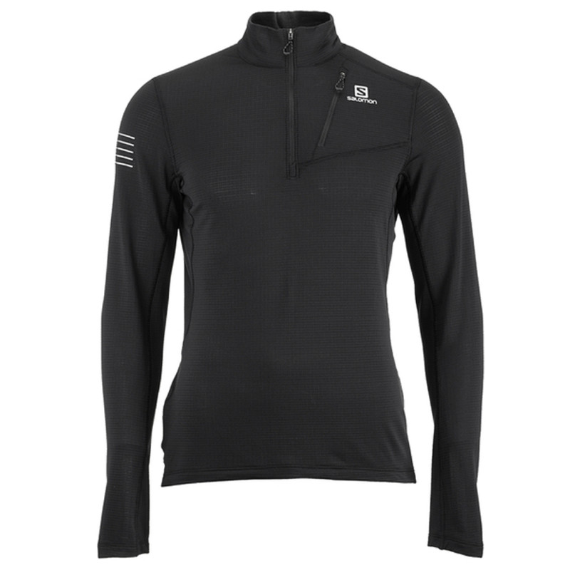 T-shirt Salomon Grid HZ Mid Black