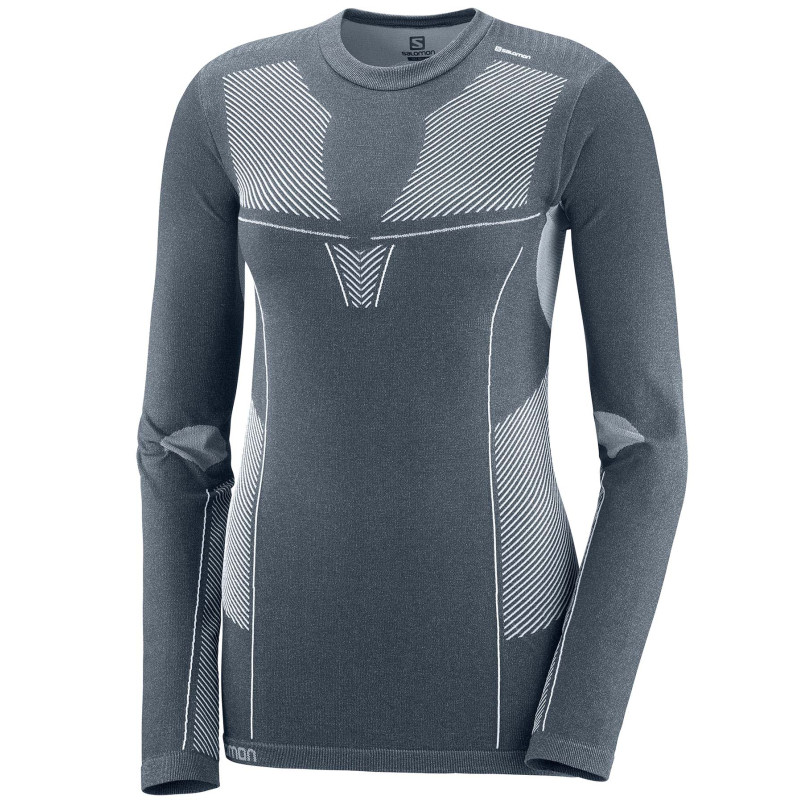 Chemise Salomon Primo Warm Seamless W Gris