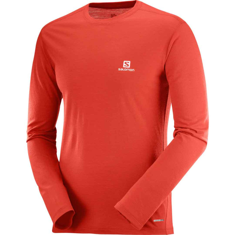 X Laine Ls Tee Rouge