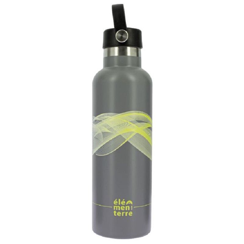 Cantimplora Isothermal Elementerre Kukumber 750 ml Gris/Amarillo