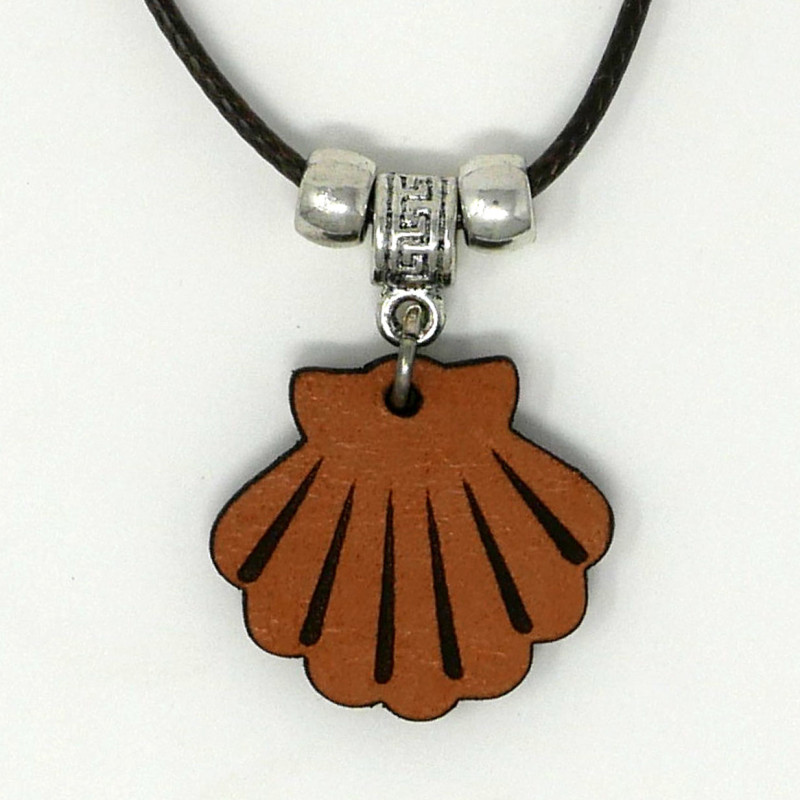 Colgante Wood Vieira avec broche