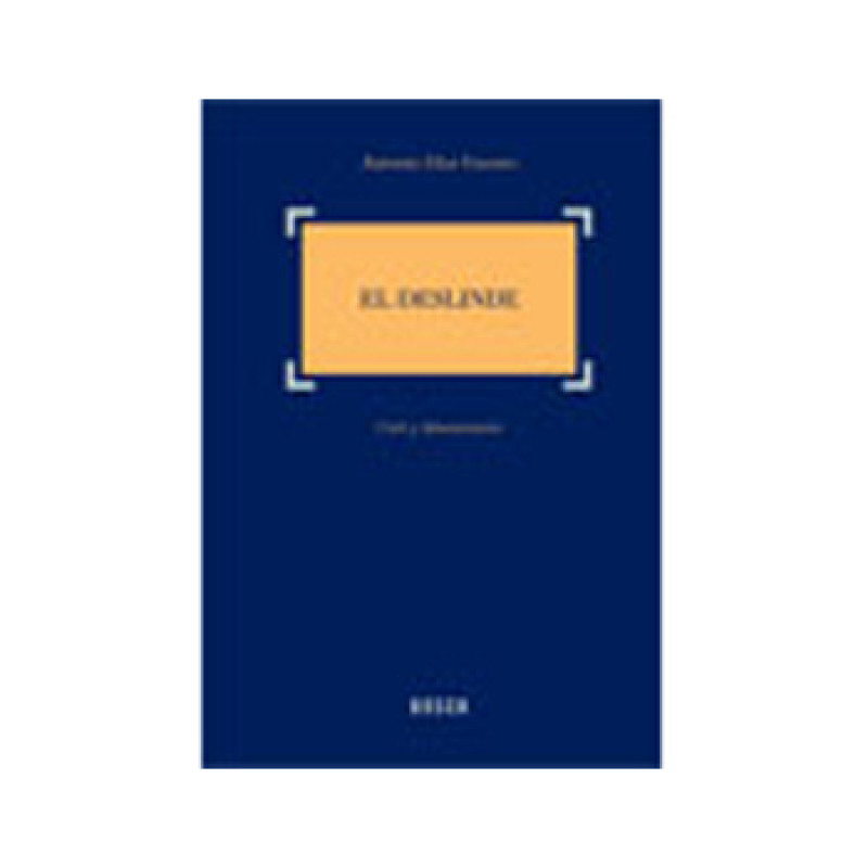 La deslinde - Antonio Díaz Fuentes - Bosch