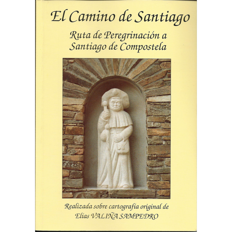 Le chemin de Saint-Jacques. Chemin de pèlerinage vers Saint Jacques de Compostelle.