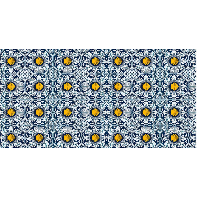 Foulard MyL Bleu Camino de Santiago