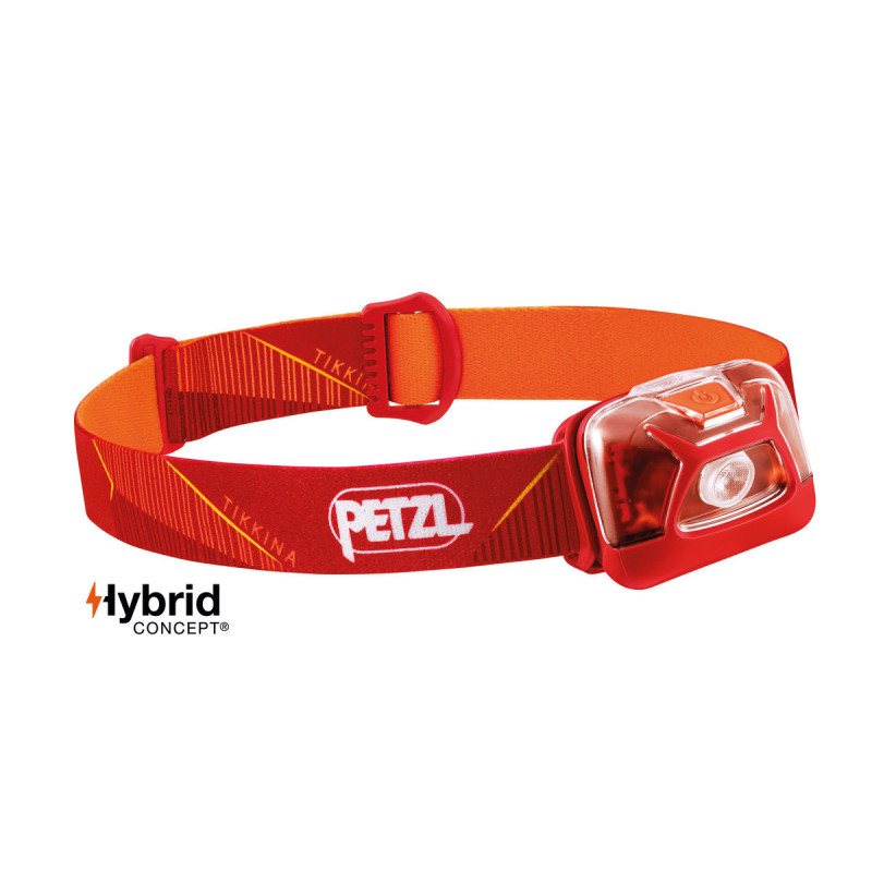 Front Petzl Tikkina 250 Lumens Naranja
