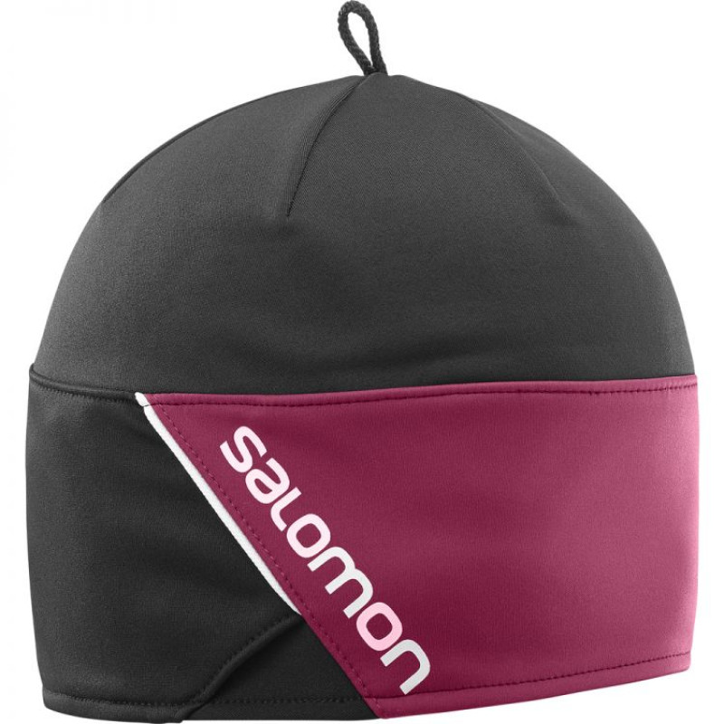 Salomon RS Bonnet Noir/Fucsie