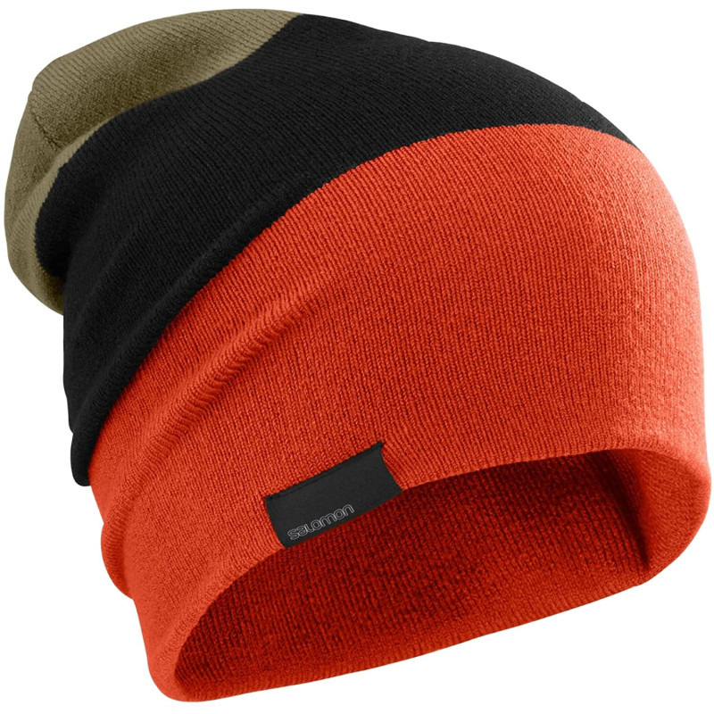 Casquette Salomon Flatspin Reversible Orange/noir/vert