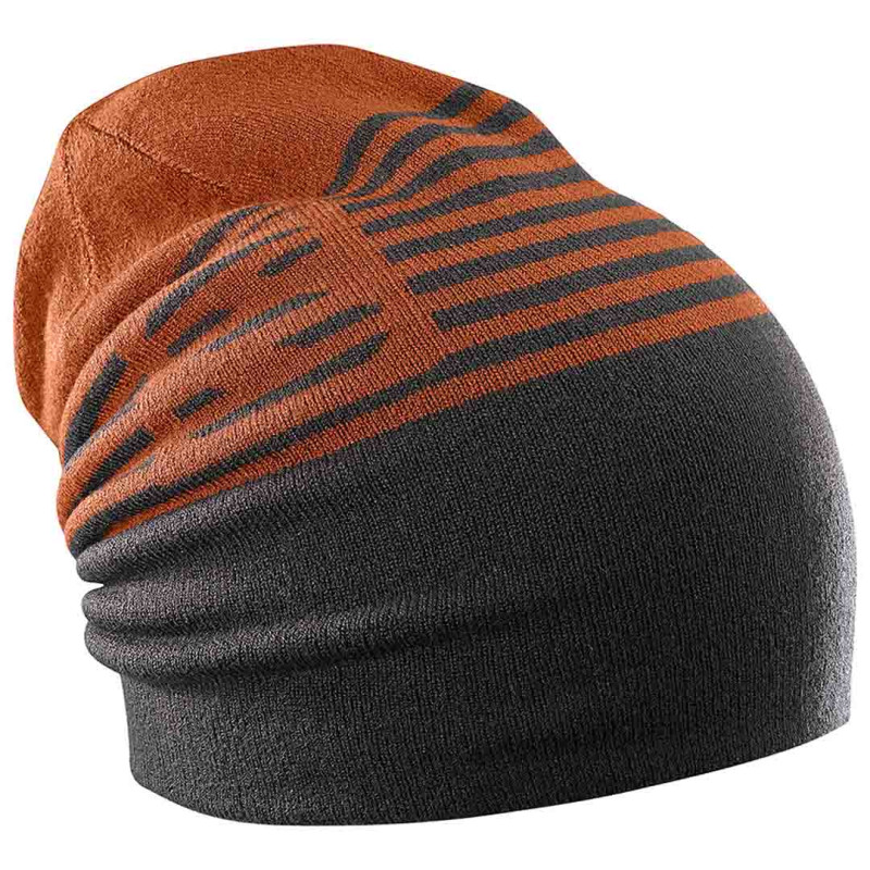 Bonnet Réversible Salomon Flatspin Ocre / Noir