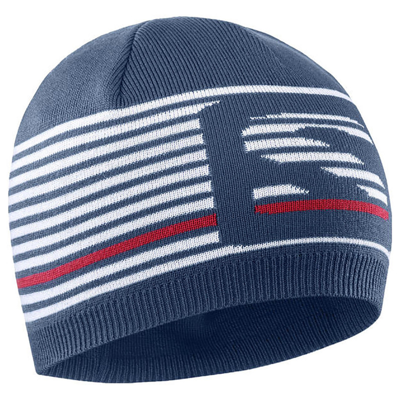 Bonnet court Gorro Salomon Flatspin Beige / Verde Azul-Blanco