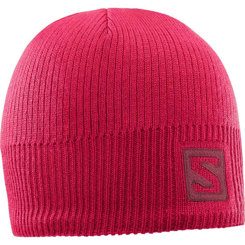 Objectif Salomon Logo Bonnet Fucsia
