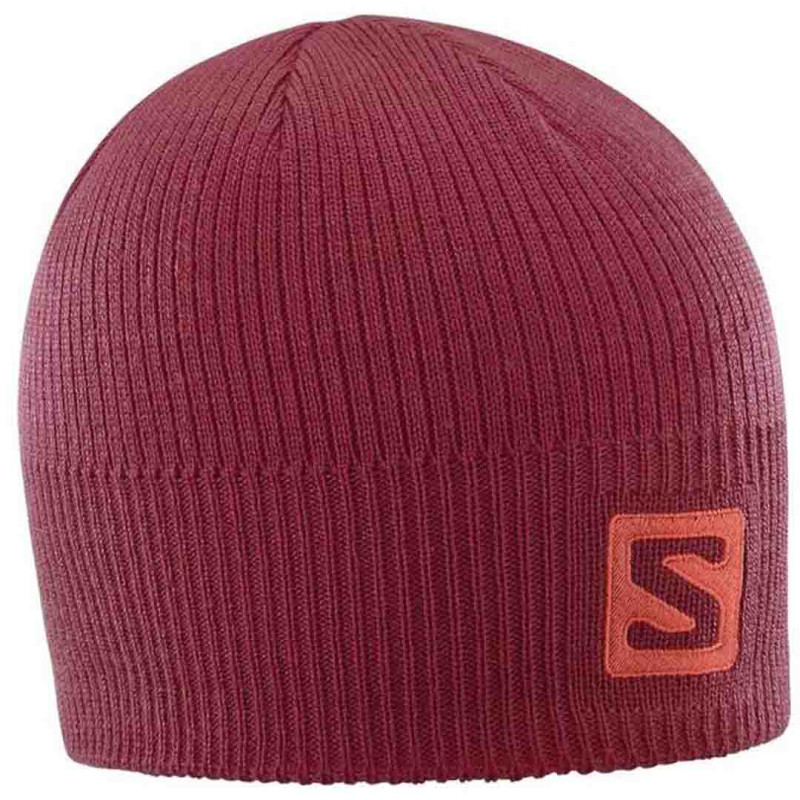 Objectif Salomon Logo Bonnet en direct Granat