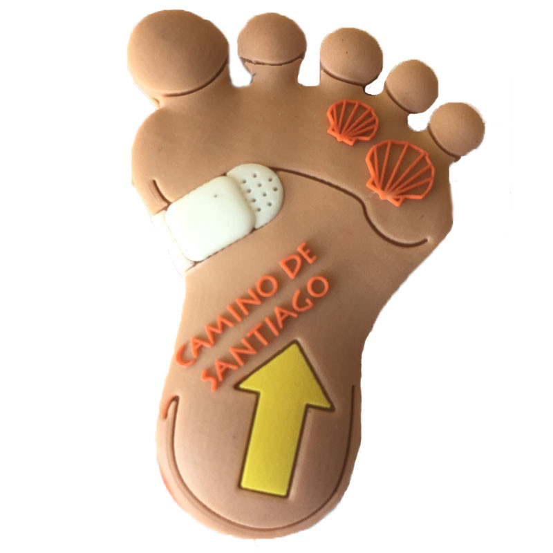 Caoutchouc Imã Pie Camino de Santiago