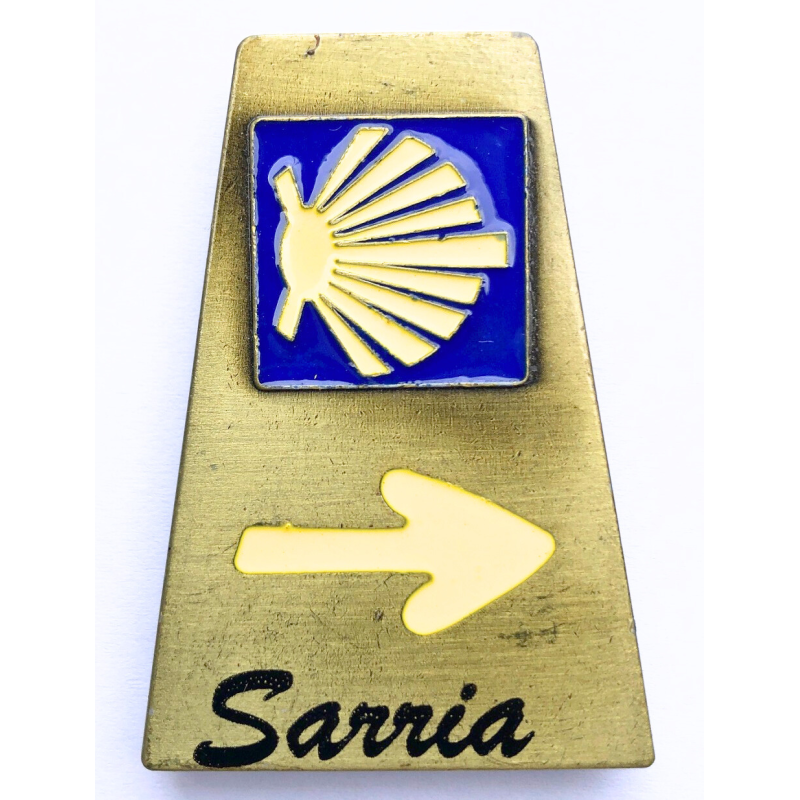 Aimant en métal bronze Sarria MyL Landmark