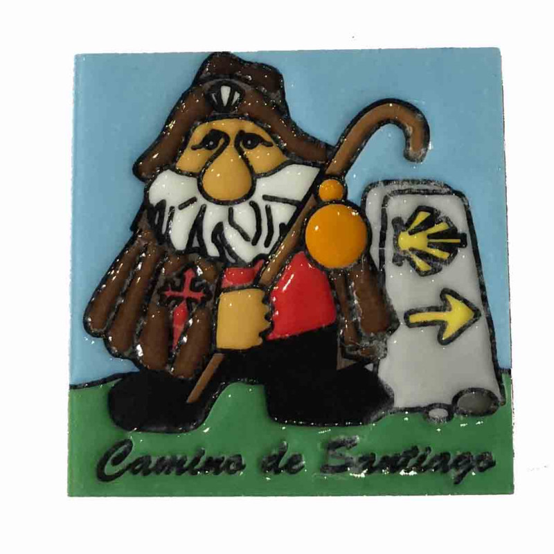 Iman Peregrino et Mojón Camino de Santiago