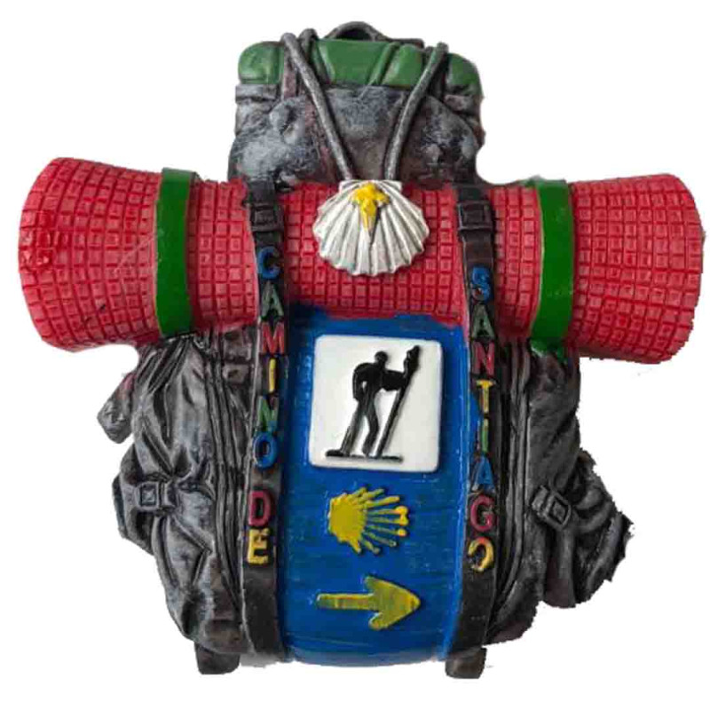 Résine Imán Sac à dos Camila de Santiago