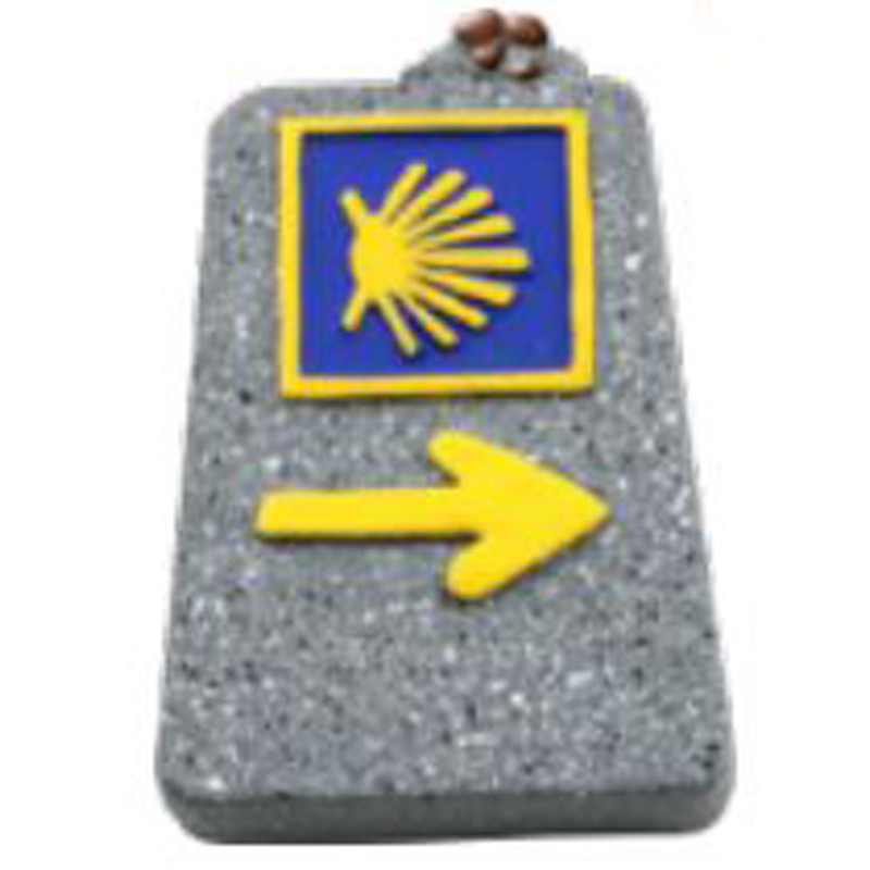 Aimant Cairn en résine avec pierres