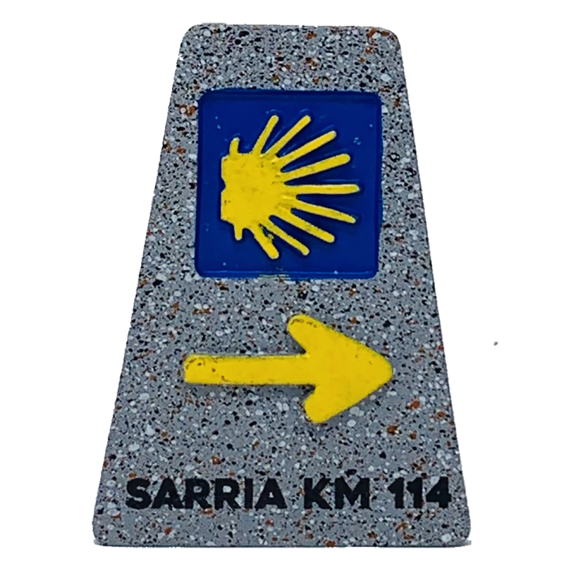 Imán Resina Mojón Sarria Km 114