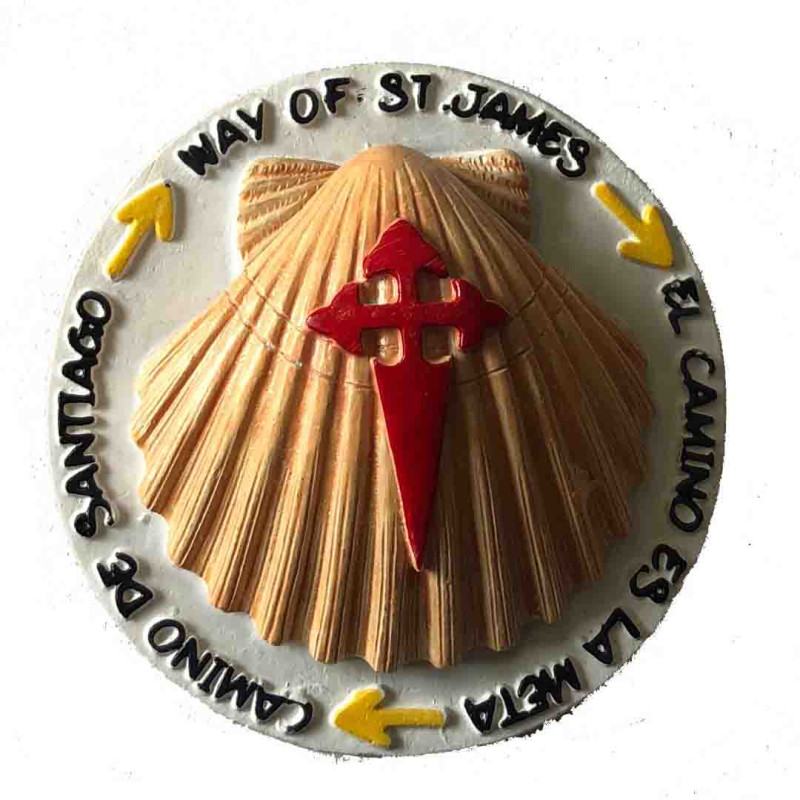 Imán Resina Vieira Dorada avec fond