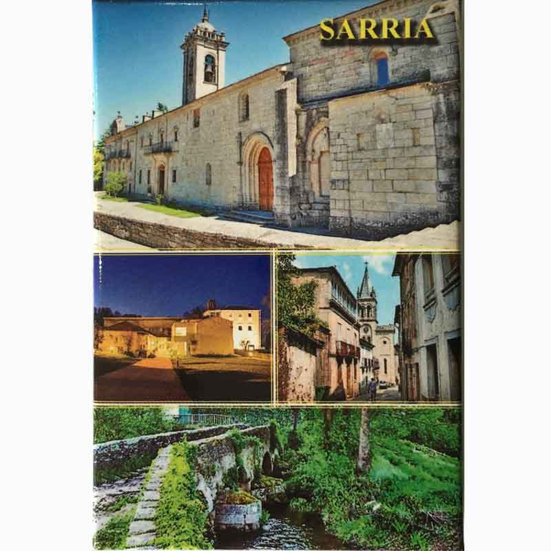 Imán Sarria vue verticale 5,4 x 8 cm