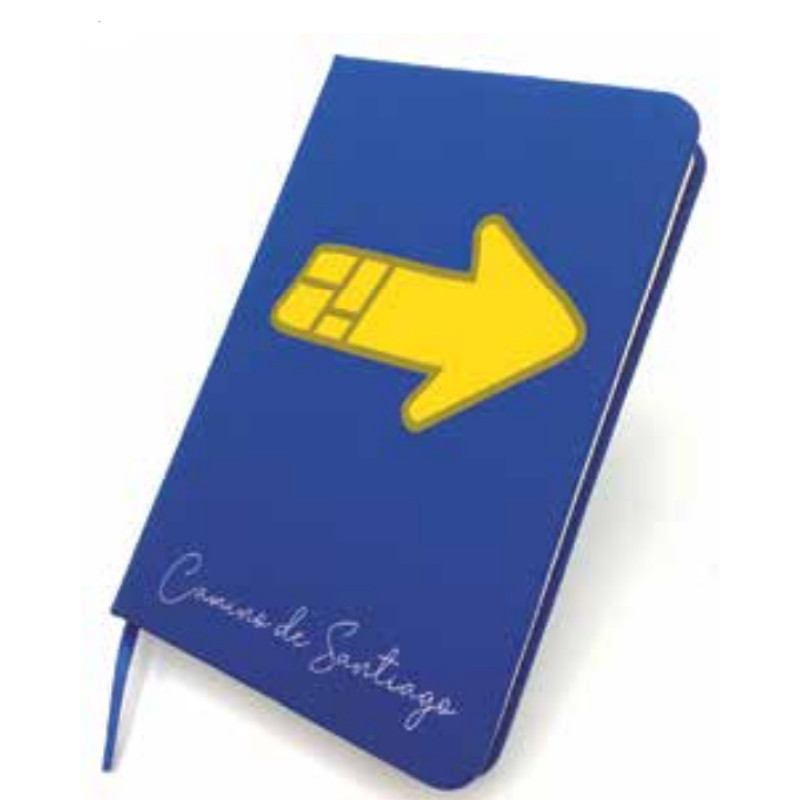 Libreta Caminho de Santiago Flèche jaune