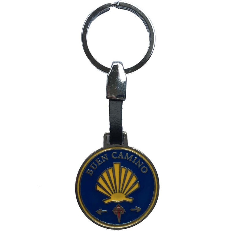 Porte-clés en métal Star Good Round Way