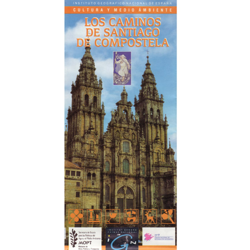 Carte des Chemins de Santiago en Europe