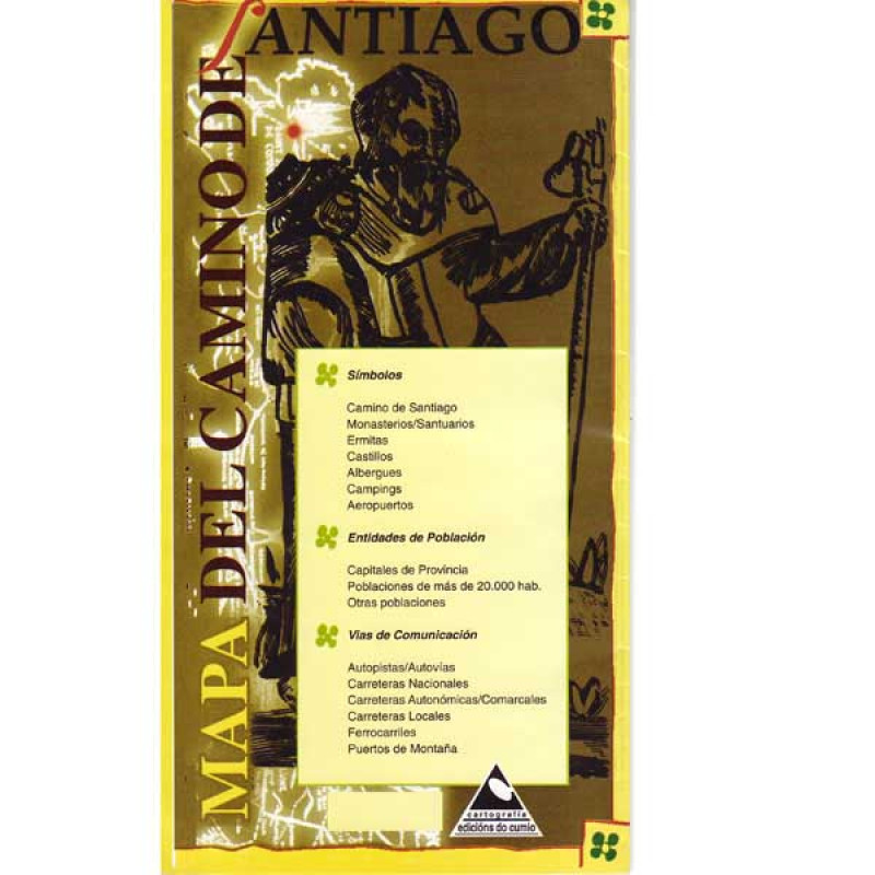 Carte du Chemin de Santiago - Cumio
