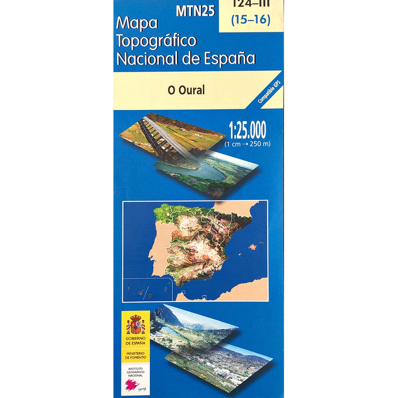 Carte O Oural 124-III Echelle 1/25 000 IGN