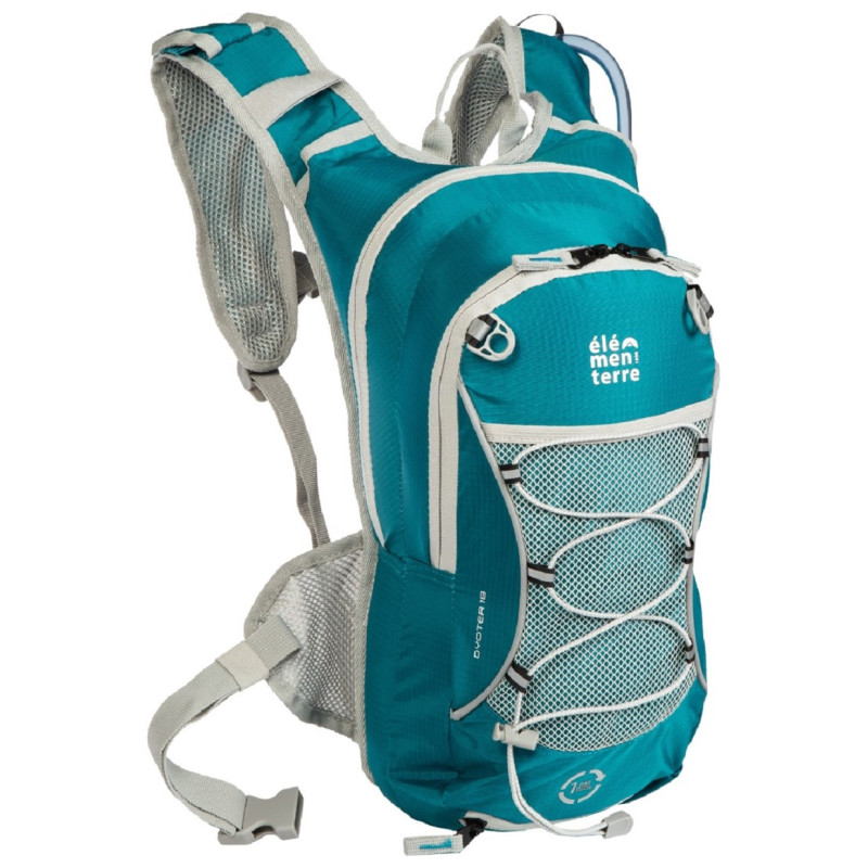 Sac à dos Elementerre Dyoter 18 turquoise avec poche à eau