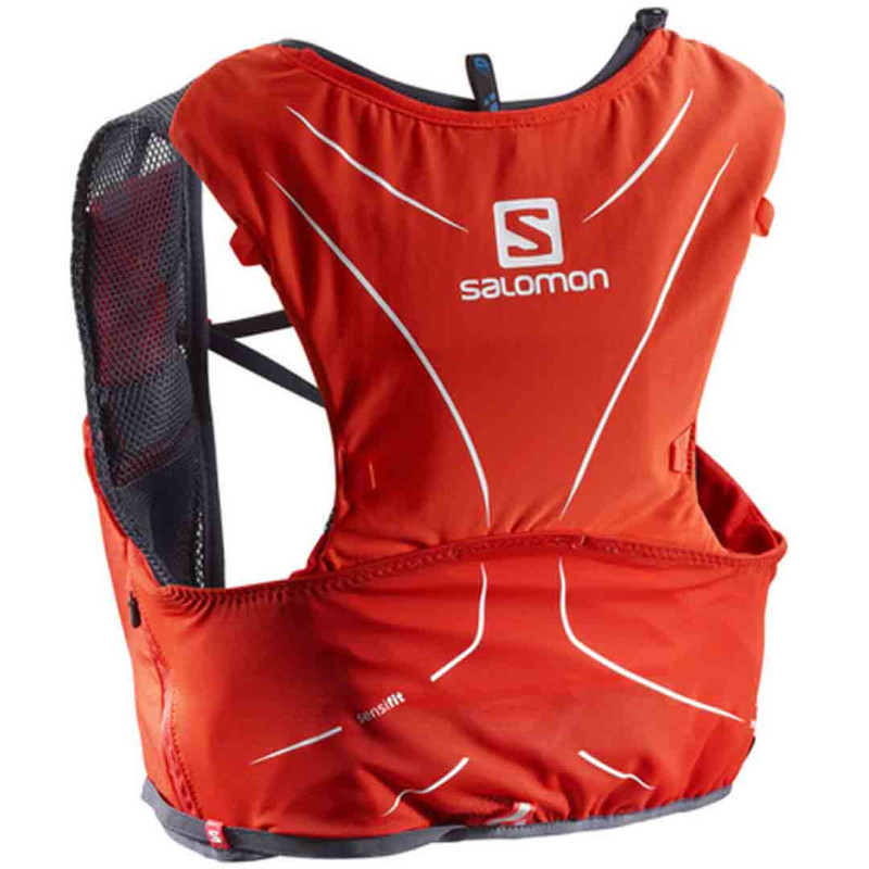 Sac à dos Salomon Adv Skin 5 Rouge/Blanco Set