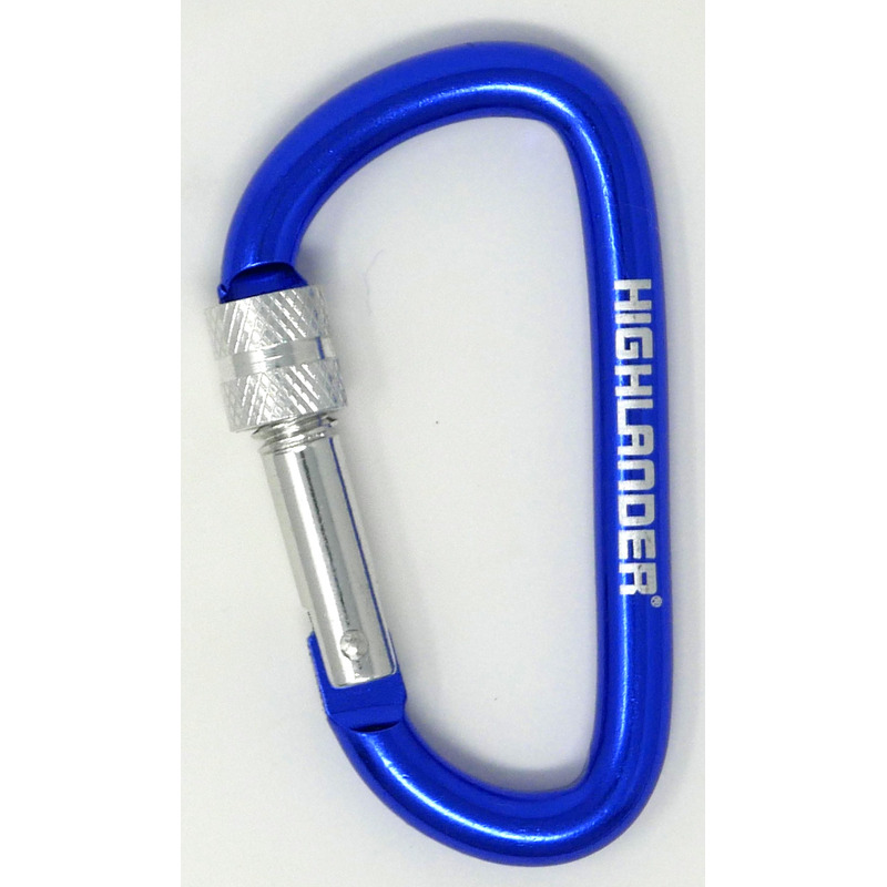 Mosquetão Highlander 7,5 cm. avec fermeture en fil bleu
