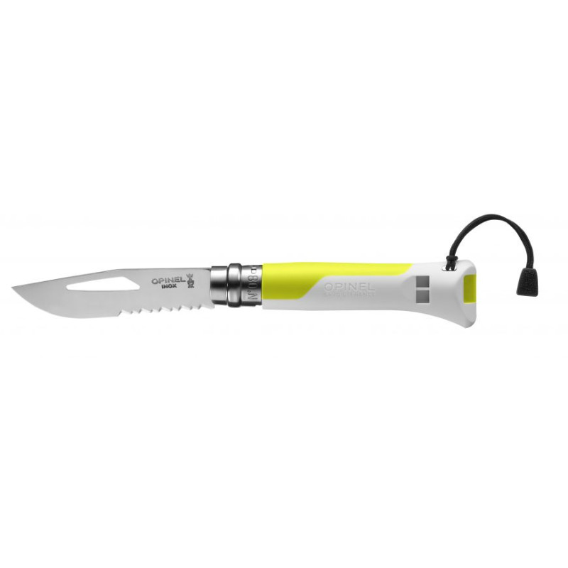 Navaja Opinel Acier inoxydable Extérieur n.8 Jaune