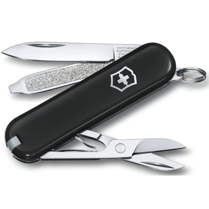 Couteau de poche Victorinox Classic SD 7 usages Noir