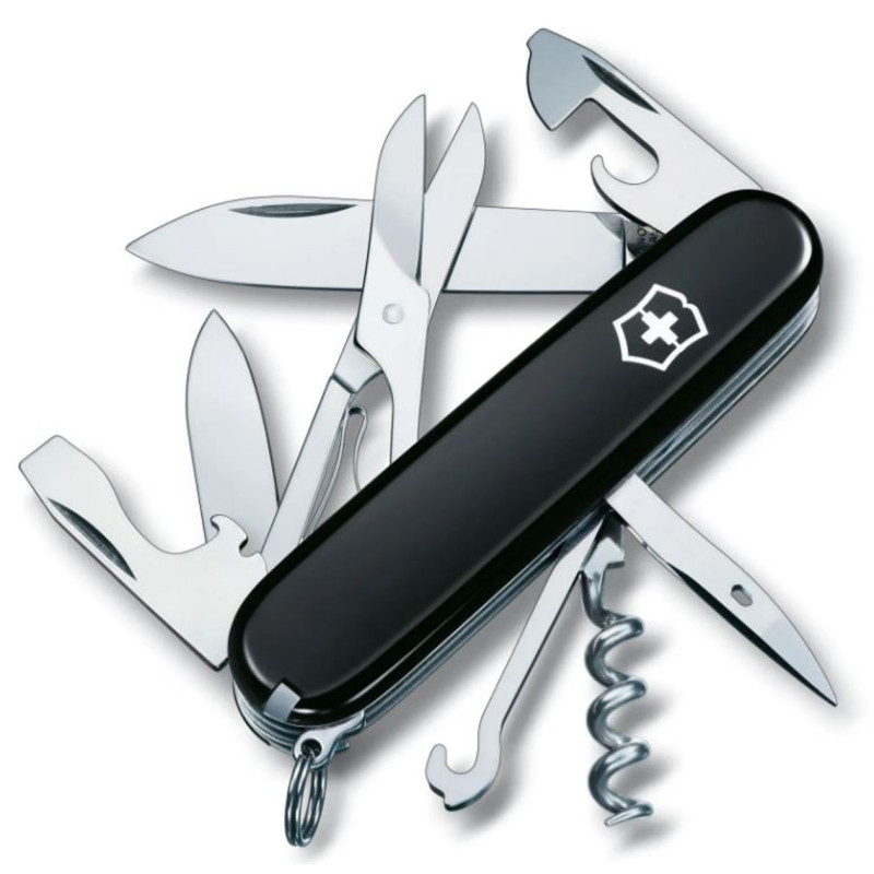 Couteau Victorinox Climber 14 utilisations 91 mm Noir
