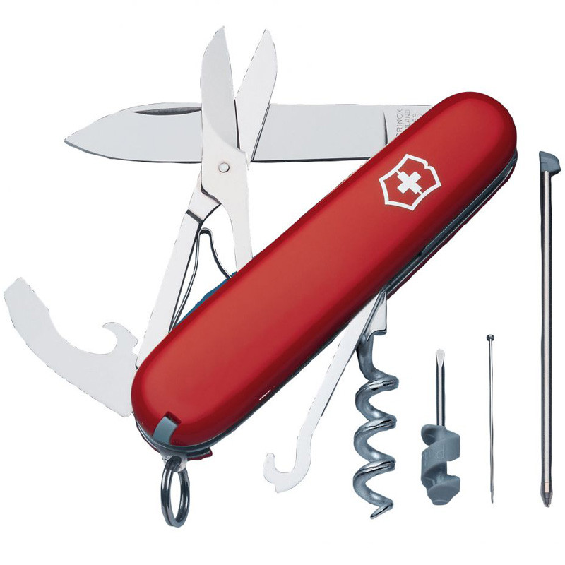 Navaja Victorinox Compact 14 utilise un granit rouge de 91 mm