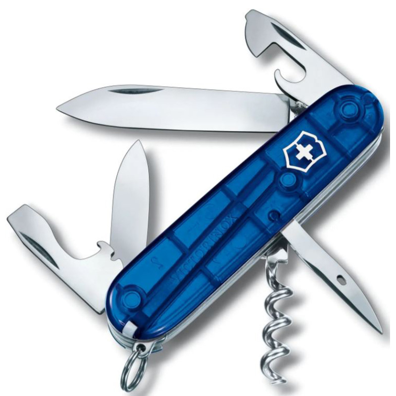 Couteau de poche Victorinox Spartan 12 usages 91 mm Bleu translucide
