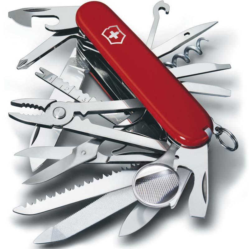 Couteau de poche Victorinox Swiss Champ Rouge