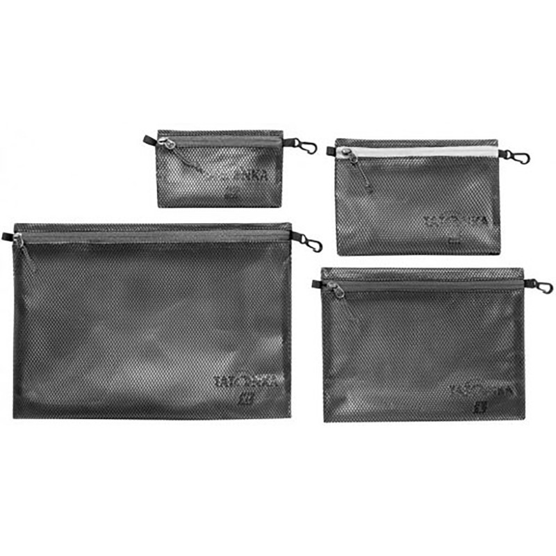 Trousse de toilette Tatonka Zip Pouch Set 4 pièces Noir