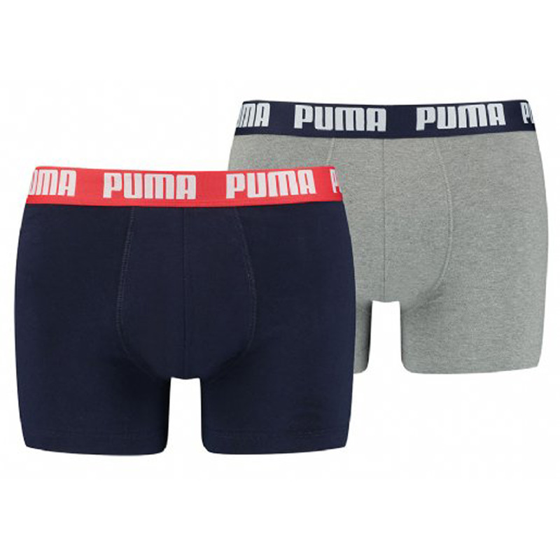 Lot de 2 boxers Puma marine/gris