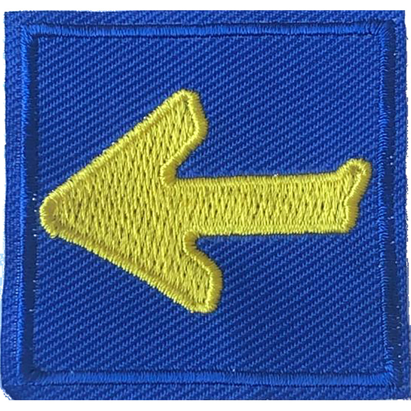 Broderie Parche Petit fond bleu Fuite