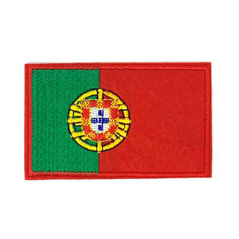 Écusson brodé tissu drapeau du Portugal
