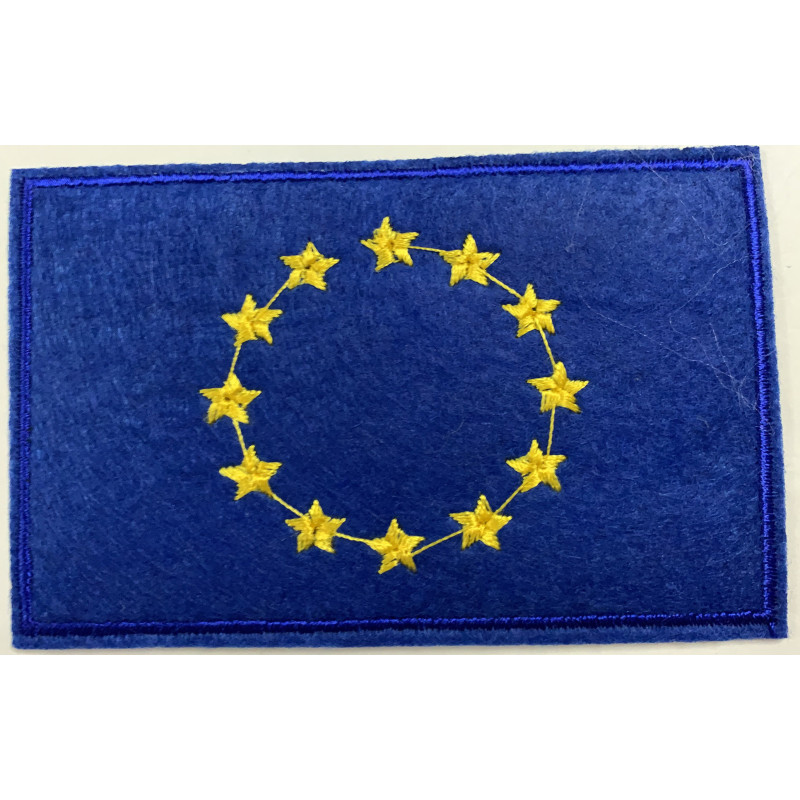 Patch brodé en tissu drapeau de l'Union européenne