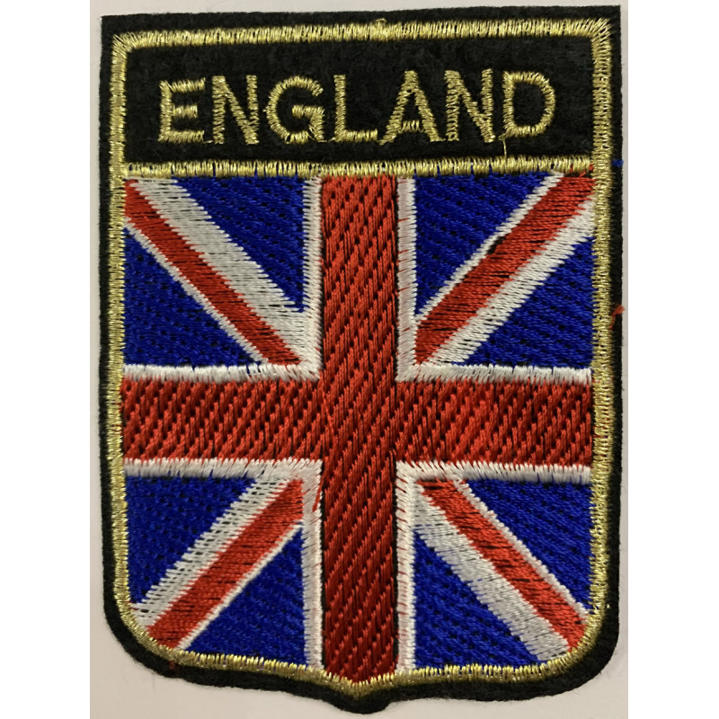 Patch brodé en tissu britannique