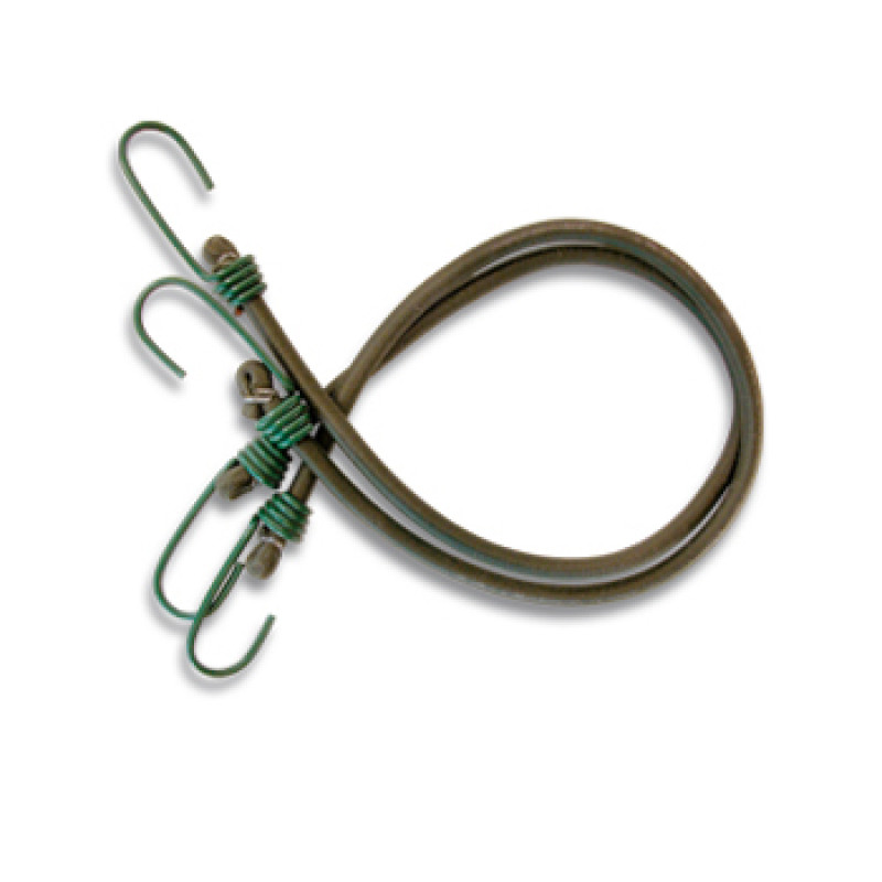 Paire de pâtes élastiques avec crochet vert foncé