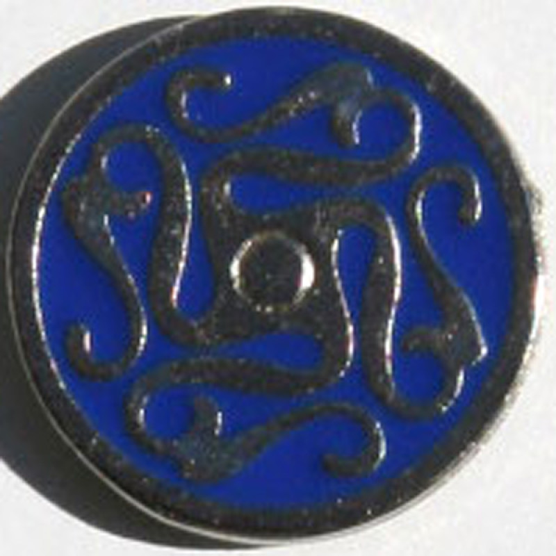 Pin Laberinto Celtic Blue Metal